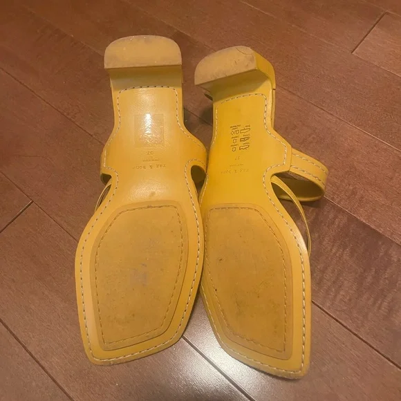 💛Rag & Bone Colt size 7 yellow heel sandals. Offers welcomed!!💛 - Picture 5 of 6